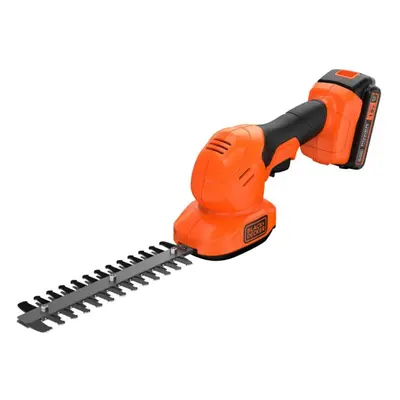 BLACK+DECKER Zahradní technika - 18V AKU nůžky na trávu a keře, 1x aku 2,0 Ah Li-Ion, nabíječka 