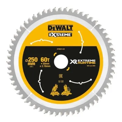 DeWALT Příslušenství - Pilový kotouč na dřevo 250x30 mm, 60 zubů DT99573