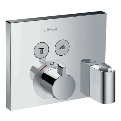 Hansgrohe Shower Select - Termostatická baterie pod omítku, se 2 výstupy, chrom 15765000