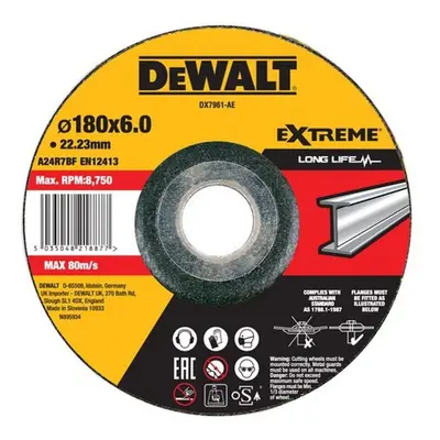 DeWALT Příslušenství - Brusný kotouč na kov 180x22,2 mm DX7961-AE