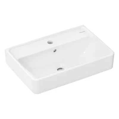 Hansgrohe Xanuia Q - Umyvadlo 55x37 cm, s přepadem, otvor pro baterii, SmartClean, bílá 61120450