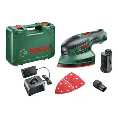 Bosch Nářadí - 12V AKU vibrační bruska, 1x aku 2,0 Ah Li-Ion, nabíječka 0603976909