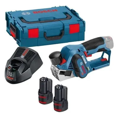 Bosch Nářadí - 12V AKU hoblík 56 mm, 2x aku 3,0 Ah Li-Ion, nabíječka 06015A7001