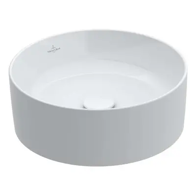 Villeroy & Boch Collaro - Umyvadlo na desku, průměr 40 cm, CeramicPlus, alpská bílá 4A1840R1