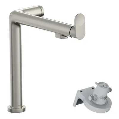 Hansgrohe Aqittura M91 - Dřezová baterie s filtrační hlavicí, vzhled nerezu 76804800