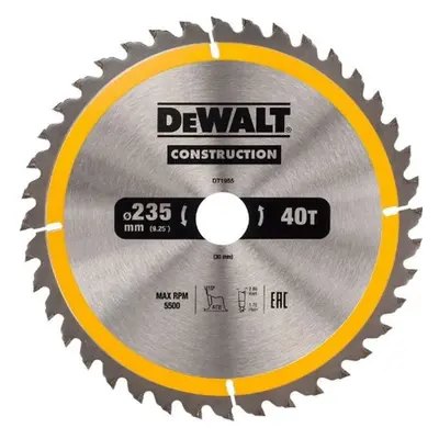 DeWALT Příslušenství - Pilový kotouč 235x30 mm, 40 zubů DT1955