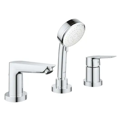 Grohe BauEdge - Baterie na okraj vany, 3-otvorová instalace, chrom 2511710A