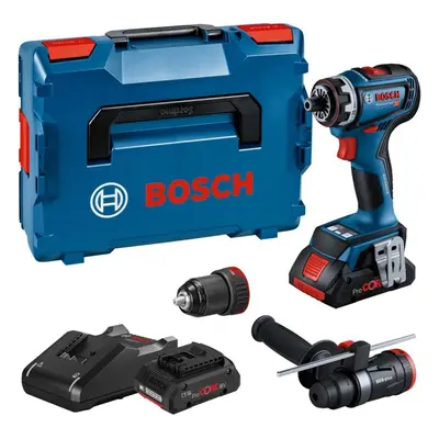 Bosch Nářadí - 18V AKU vrtací šroubovák s příslušenstvím, 2x aku 4,0 Ah Li-Ion, nabíječka 06019K