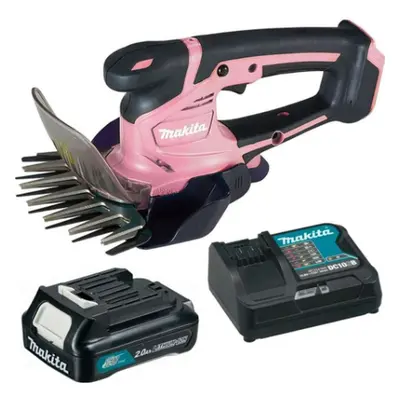 Makita Zahradní technika - 12V AKU nůžky na trávu, 1x aku 2,0 Ah CXT, nabíječka UM600DSAP