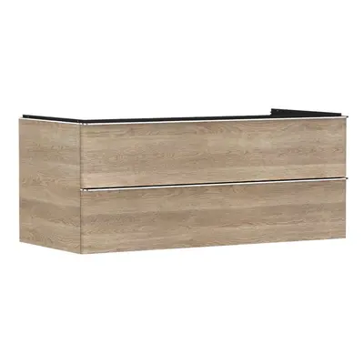 Hansgrohe Xelu Q - Umyvadlová skříňka, 50x118x55 cm, 2 zásuvky, přírodní dub/chrom 54084000