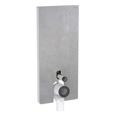 Geberit Monolith Plus - Sanitární modul pro stojící WC, 114 cm, spodní přívod vody, vzhled beton