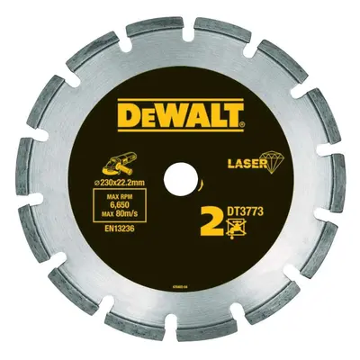 DeWALT Příslušenství - Diamantový řezný kotouč na abrazivní materiály 230x22,23 mm DT3773