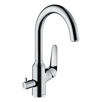 Hansgrohe Focus M42 - Dřezová baterie M424-H220 s uzavíracím ventilem, chrom 71803000