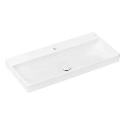 Hansgrohe Xelu Q - Umyvadlo 100x48 cm, bez přepadu, s otvorem pro baterii, SmartClean, bílá 6103