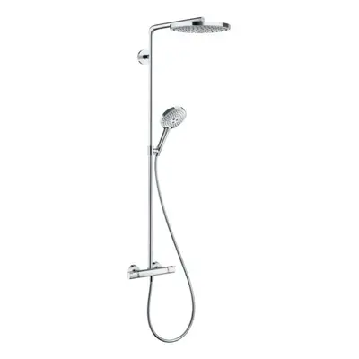 Hansgrohe Raindance Select S - Sprchový set s termostatem, 24 cm, 2 proudy, bílá/chrom 27129400