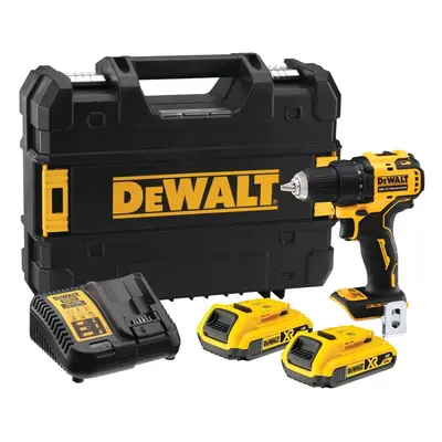 DeWALT Nářadí - 18V AKU vrtačka, 2x aku 2,0 Ah Li-Ion, nabíječka DCD708D2T