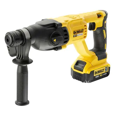 DeWALT Nářadí - 18V AKU kombinované kladivo SDS Plus, 1x aku 4,0 Ah XR, nabíječka DCH133M1