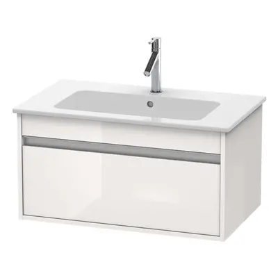 Duravit Ketho - Umyvadlová skříňka 41x100x48 cm, 1 zásuvka, lesklá bílá KT642002222