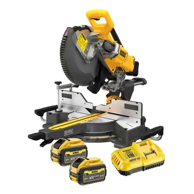 DeWALT Nářadí - 54V AKU pokosová pila 305 mm, 2x aku 9,0 Ah FLEXVOLT, nabíječka DCS781X2