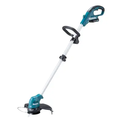 Makita Zahradní technika - 12V AKU vyžínač, záběr 26 cm, 2x aku 2,0 Ah, nabíječka UR100DWAE