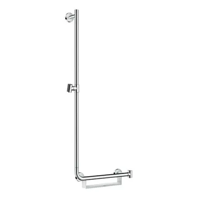 Hansgrohe Unica - Sprchová tyč 110 cm, levá, bílá/chrom 26403400