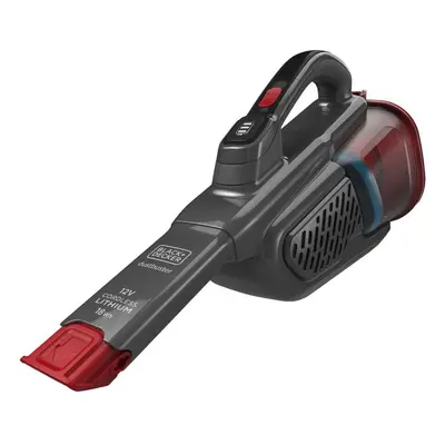 BLACK+DECKER Úklid - 12V AKU ruční vysavač, titanová/červená BHHV315J-QW