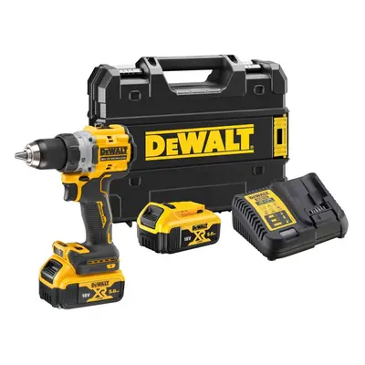 DeWALT Nářadí - 18V AKU Vrtačka, 2x aku 5,0 Ah XR, nabíječka DCD800P2T