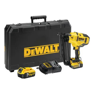 DeWALT Nářadí - 18V AKU hřebíkovačka 32-63 mm, 2x aku 5,0 Ah XR, nabíječka DCN660P2