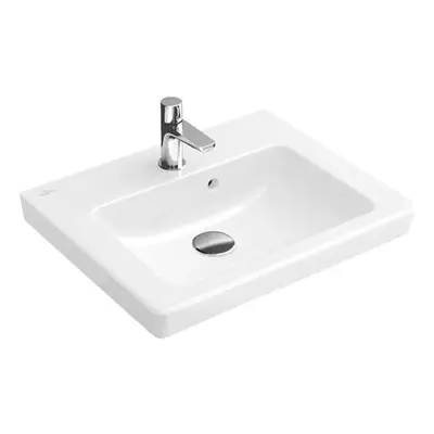 Villeroy & Boch Subway 2.0 - Umývátko s přepadem, 45x37 cm, alpská bílá 73154501