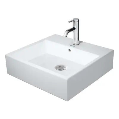 Duravit Vero Air - Umyvadlo nábytkové 50x47 cm, s přepadem, otvor pro baterii, WonderGliss, bílá