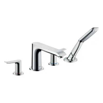 Hansgrohe Metris New - Čtyřotvorová vanová baterie na okraj vany, chrom 31442000