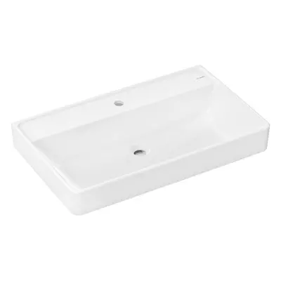 Hansgrohe Xanuia Q - Umyvadlo 80x48 cm, bez přepadu, otvor pro baterii, bílá 60227450