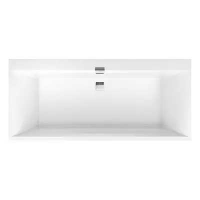 Villeroy & Boch Squaro Edge 12 - Vana 180x80x45 cm, Quaryl, bílá UBQ180SQE2DV-01