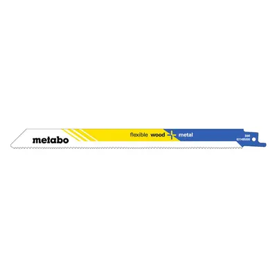 Metabo Příslušenství - 5 Plátků pro pily ocasky Flexible Wood + Metal 225 x 0,9 mm 631495000