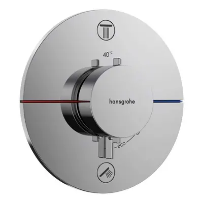 Hansgrohe ShowerSelect Comfort - Termostatická baterie pod omítku, pro 2 spotřebiče, chrom 15554