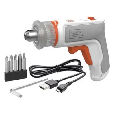 BLACK+DECKER Nářadí - 3,6V AKU šroubovák, USB kabel BCRTA01-XJ