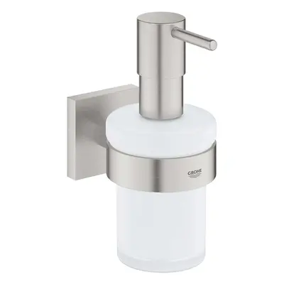 Grohe QuickFix Start Cube - Dávkovač mýdla s držákem, sklo/supersteel 41098DC0