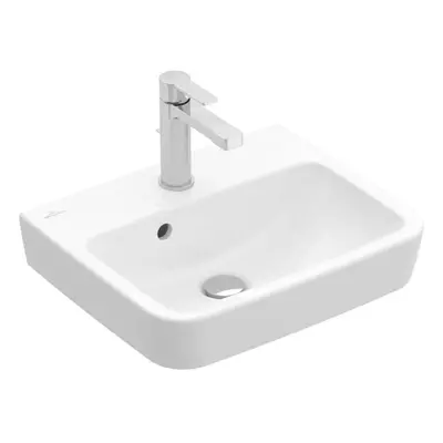 Villeroy & Boch O.novo - Umývátko 50x37 cm, s přepadem, otvor pro baterii, alpská bílá 43445001