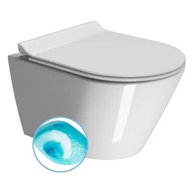 Sapho GSI Kube X - Závěsné WC, Swirlflush, ExtraGlaze, bílá 941611