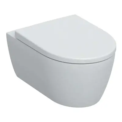 Geberit iCon - Závěsné WC se sedátkem, Rimfree, SoftClose, alpská bílá 501.663.JT.1