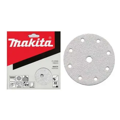 Makita Příslušenství - Brusný papír K180, průměr 150 mm, 10 ks P-37895