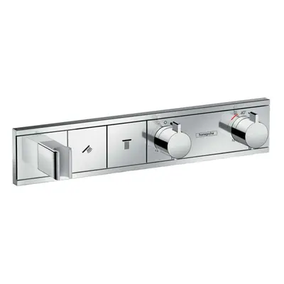 Hansgrohe RainSelect - Termostatická sprchová baterie pod omítku, pro 2 výstupy, chrom 15355000