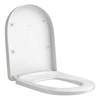 Villeroy & Boch Subway 2.0 - WC sedátko Comfort, SoftClosing, alpská bílá 8M34S101