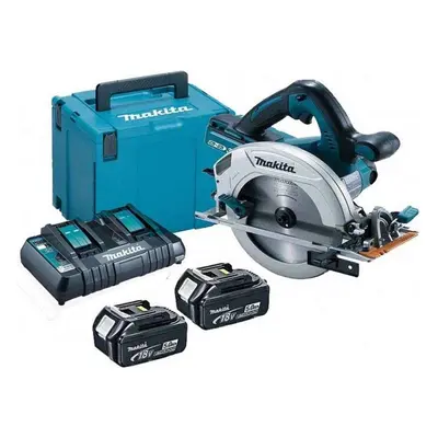 Makita Nářadí - 18V AKU okružní pila 190 mm, 2x aku 5,0 Ah LXT, nabíječka DHS710PT2J