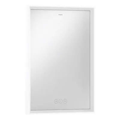 Hansgrohe Xarita E - Zrcadlo s LED osvětlením a vyhříváním, 50x70 cm, dotykový senzor, matná bíl