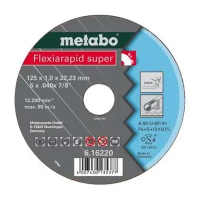 Metabo Příslušenství - Řezný kotouč na nerezovou ocel, 180x22,23 mm 616226000