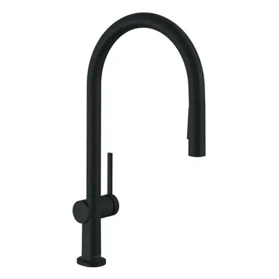 Hansgrohe M54 - Dřezová baterie Talis s výsuvnou sprškou, sBox, matná černá 72801670