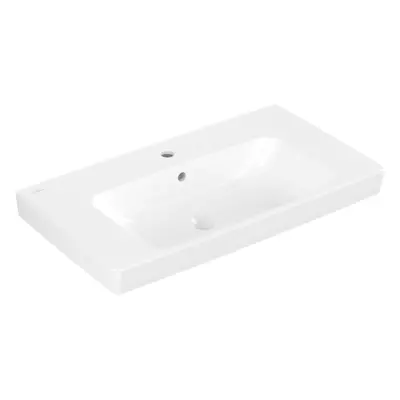 Villeroy & Boch Architectura - Umyvadlo 80x45 cm, s přepadem, otvor pro baterii, alpská bílá 4A8