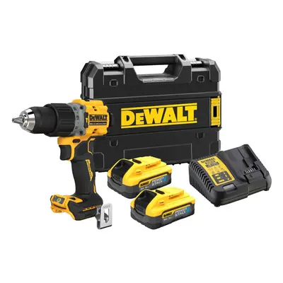 DeWALT Nářadí - 18V AKU vrtačka s příklepem, 2x aku 5,0 Ah POWERSTACK, nabíječka DCD805H2T