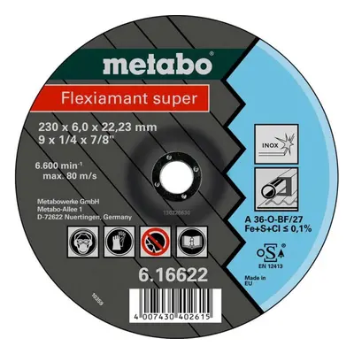 Metabo Příslušenství - Řezný kotouč na nerezovou ocel 150x22,23 mm 616604000